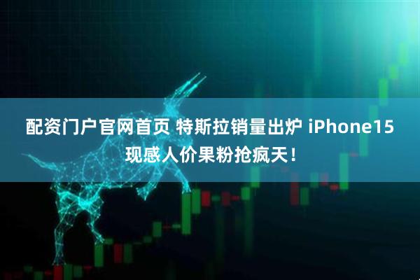 配资门户官网首页 特斯拉销量出炉 iPhone15现感人价果粉抢疯天！